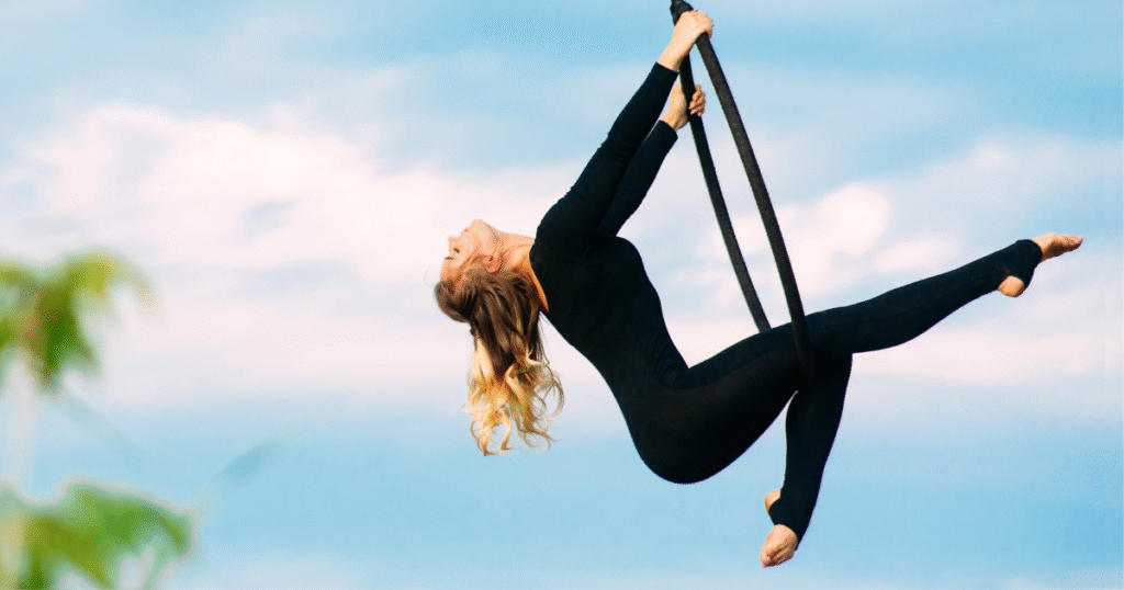 aerial hoop Poznań koło cyrkowe